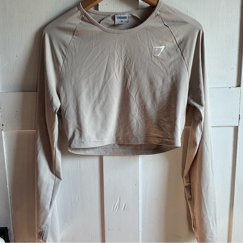 Gymshark Cropped Long Sleeve Workout Shirt